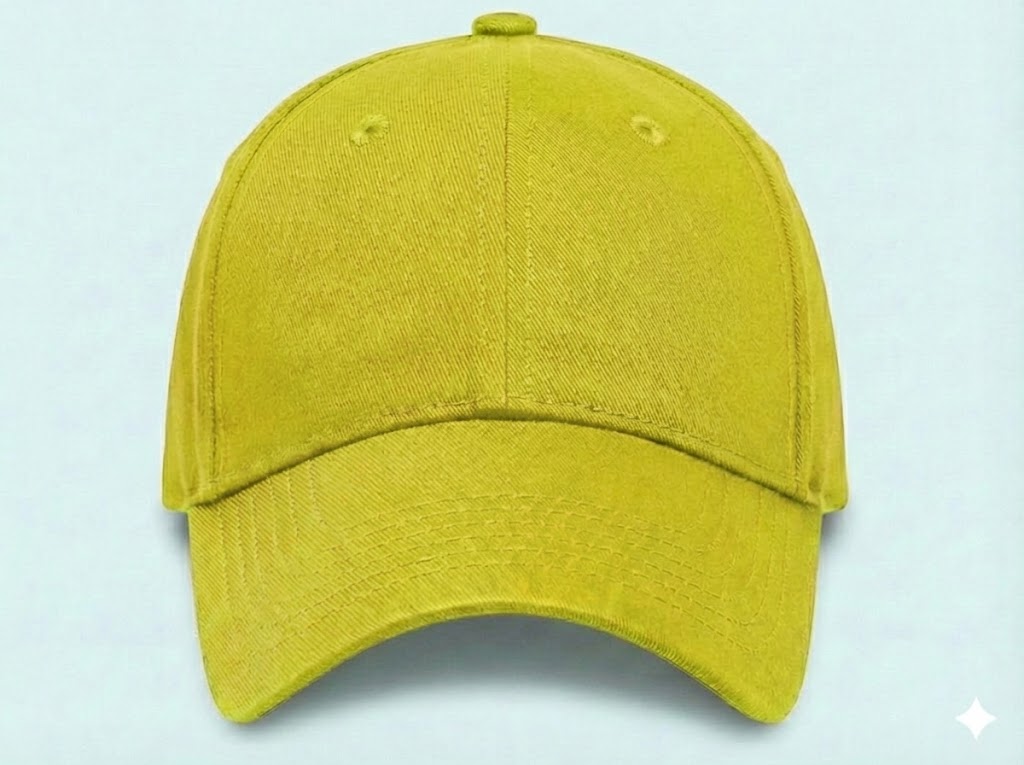 Premium Customizable Lemon Green Baseball Cap